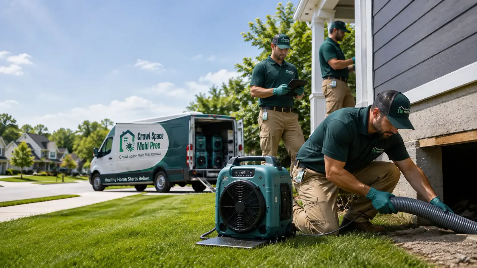 Crawl Space Mold Removal in Springfield, OH